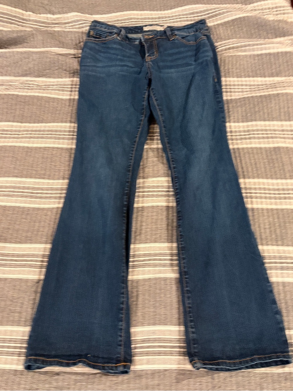 NWOT torrid Dark Blue Wide Leg semi Flare Jeans Women’s 10